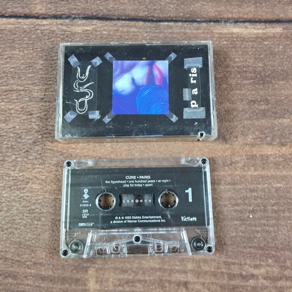 The Cure Paris Cassette Tape 1993 Black Good Live Album 61552-4